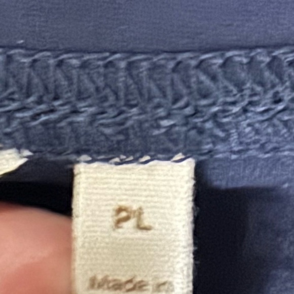 Soft Surroundings Navy Blue Pull On Pants Size Large Petite - Picture 3 of 5